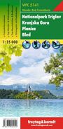 WK 5141 Nationalpark Triglav - Kranjska Gora - Planica - Bled, Wanderkarte 1:35.000, KRT