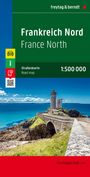 : Frankreich Nord / France Nord 1 : 500 000. Autokarte, Straßenkarte, KRT