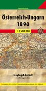 : Österreich-Ungarn 1890, 1:1,5 Mio., Historische Karte, KRT