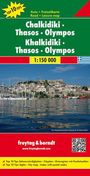 : Chalkidiki - Thasos - Olympos 1 : 150 000, KRT