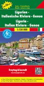 : Ligurien - Italienische Riviera - Genua 1 : 150 000, KRT