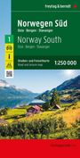 : Norwegen Süd, Straßen- und Freizeitkarte 1:250.000, freytag & berndt, KRT
