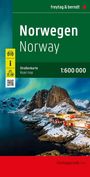 : Norwegen, Straßenkarte 1:600.000, freytag & berndt, KRT