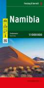: Namibia, Straßenkarte 1:1.000.000, freytag & berndt, KRT