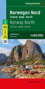 : Norwegen Nord, Straßenkarte 1:400.000, freytag & berndt, KRT