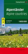 : Alpenländer, Straßenkarte 1:800.000, freytag & berndt, KRT