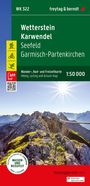 : Wetterstein - Karwendel, Wander-, Rad- und Freizeitkarte 1:50.000, freytag & berndt, WK 322, KRT
