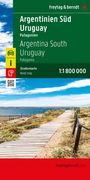 : Argentinien Süd - Uruguay, Straßenkarte 1:1.800.000, freytag & berndt, KRT