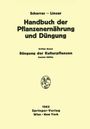 N. Atanasiu: Düngung der Kulturpflanzen 2, Buch