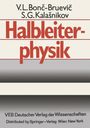V. L. Bonc-Bruevic: Halbleiterphysik, Buch
