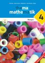 Aufschrift: "thema mathematik 4", "Übungen". Bunte Röhren und Zylinderillustrationen.