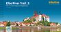 Elbe River Trail | 1, Part 1: From Prague to Magdeburg, 1:75.000, bikeline cycling guide. Malerische Stadtansicht.