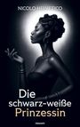 "Die schwarz-weiße Prinzessin" von Nicolo Helvetico. Eine Frau im Profil, mit kunstvoll geflochtenem Haar und Schmuck.