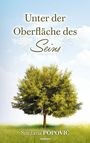 "Unter der Oberfläche des Seins" und "Snežana Popović novum". Ein großer, grüner Baum steht auf einer Wiese.