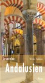 Lesereise Andalusien, Ulrike Fokken, Picus. Architektonisches Gewölbe mit roten und weißen Bögen.