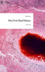 "My First Red Moon" von Paola Rivas, story.one. Rote Fläche ähnlich einer vulkanischen Landschaft.