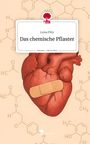 "Das chemische Pflaster", Luisa Pütz. Illustration eines Herzens mit Pflaster, chemische Formeln im Hintergrund.