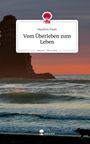 Text: "Handren Nazir, Vom Überleben zum Leben, story.one – Life is a story." Sonnenuntergang am Meer mit steiler Klippe.