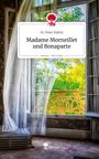 Text: Dr. Peter Nabitz - Madame Morneillet und Bonaparte. Hintergrund: Offenes Fenster mit transparentem Vorhang, grüner Garten.