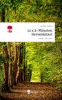 Titel: "12 x 2-Minuten Nervenkitzel". Autor: "michael_london". Logo mit Baum und Tastatur. Waldweg mit Herbstlaub.