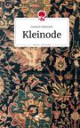Text: "Susanne Eskandari, Kleinode, story.one – Life is a story." Muster: bunte, florale Motive auf dunklem Hintergrund.