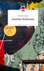 „Geteilter Wahnsinn“ von Christian König. Im Hintergrund eine bunte Wandmalerei mit einer Schallplatte.