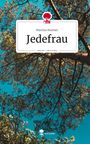"Martina Huemer: Jedefrau. story.one – Life is a story. Himmel mit Baumzweigen. Logo mit Baum und Tastatur."