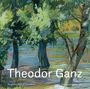 "Theodor Ganz" und "Angelika Feind-Laurents" sind prominent. Illustration von Bäumen am Wasser mit lebhaften Farben.