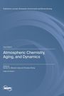 Text: "Atmospheric Chemistry, Aging, and Dynamics." Blaues Design, abstrakte Wirbelmuster.