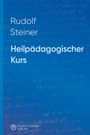 "Rudolf Steiner, Heilpädagogischer Kurs", blauer Hintergrund, unten links Verlagslogo.