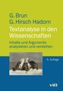 Georg Brun: Textanalyse in den Wissenschaften, Buch