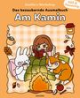 : Süß und flauschig: Am Kamin - das bezaubernde Ausmalbuch, Buch