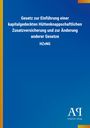 Blauer Hintergrund, oben weißer Text: Gesetz zur Einführung einer kapitalgedeckten Hüttenk...

Logo: Antiphon Verlag.