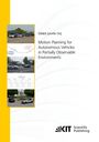 Ömer ¿ahin Ta¿: Motion Planning for Autonomous Vehicles in Partially Observable Environments, Buch