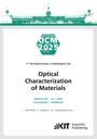 OCM 2025 - 7th International Conference on Optical Characterization of Materials, March 26th - 27th, 2025, Karlsruhe, Germany : Conference Proceedings, Buch