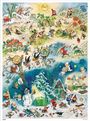 : Adventskalender 'Vier Jahreszeiten' 29 x 39 cm, KAL