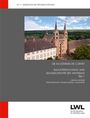 Oben: "43.1.2 Denkmalpflege und Forschung in Westfalen".  
Mitte: "Die Klosterkirche Corvey, Bauuntersuchung und Baugeschichte des Westbaus, Teil 1".  
Namen: Kristina Krüger, Peter Barthold, Thomas Eissing, Claus Peter.  
Unten: "LWL - Für die Menschen. Für Westfalen-Lippe."  
Luftaufnahme einer historischen Kirche.