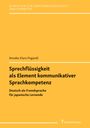 Anneke Klara Pogarell: Sprechflüssigkeit als Element kommunikativer Sprachkompetenz, Buch