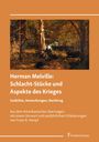 Herman Melville: Schlacht-Stücke und Aspekte des Krieges. Illustration: Soldaten im Wald, überwiegend in Erdtönen.