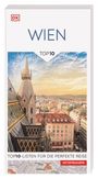 "Wien Top 10. Top10-Listen für die perfekte Reise. Mit Extrakarte." Cover mit Blick auf die Stadt und Stephansdom.