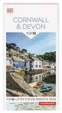 "CORNWALL & DEVON TOP10-LISTEN FÜR DIE PERFEKTE REISE. Unten: Boote an einem malerischen Ufer vor Häusern."