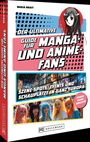 "Der ultimative Guide für Manga- und Anime-Fans. Szene-Spots, Events und Schauplätze in ganz Europa. Cover mit Manga-Illustration."