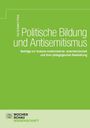 "Politische Bildung und Antisemitismus" in weiß auf grünen Hintergrund. Unten links Logo "Wochenschau Wissenschaft".