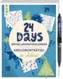 Frechverlag: 24 Days RÄTSELADVENTSKALENDER - Kreuzworträtsel im Advent, Buch