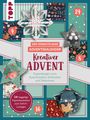 Louise Lindgrün: Der verbastelbare Adventskalender: Kreativer Advent. Papierdesigns zum Ausschneiden, Verbasteln und Dekorieren., Buch