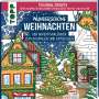 Natascha Pitz: Colorful Secrets - Wunderschöne Weihnachten (Ausmalen auf Zauberpapier), Buch
