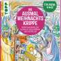Ursula Schwab: Colorful Christmas - Die Ausmal-Weihnachtskrippe (Adventskalender), Buch