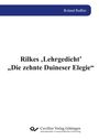 Roland Ruffini: Rilkes ¿Lehrgedicht¿ ¿Die zehnte Duineser Elegie¿, Buch