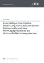 Pamina Bohn: Kurzzeitige thermische Belastung von Lithium-Ionen Zellen, Buch