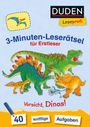 Susanna Moll: Duden Leseprofi - 3-Minuten-Leserätsel für Erstleser: Vorsicht, Dinos!, Buch